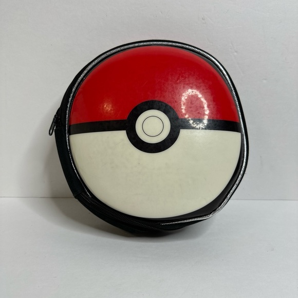Other - COPY - Pokemon Pokeball Kids Lunch Box Red White Black Hard Plastic 2017